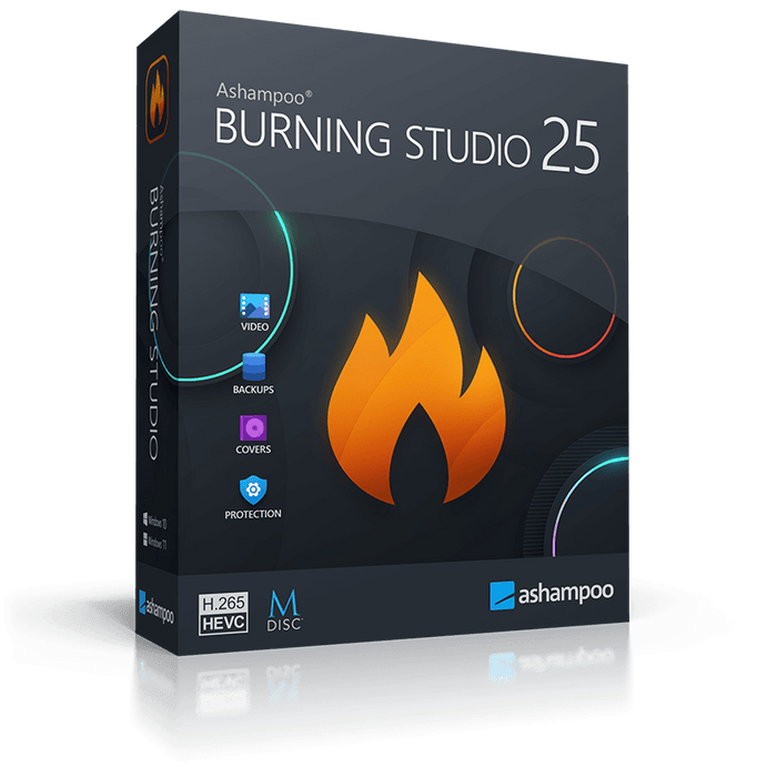 Ashampoo Burning Studio 25 (1 eszköz / Lifetime)