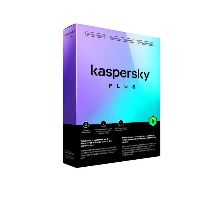 Kaspersky Plus (1 eszköz / 1 év)