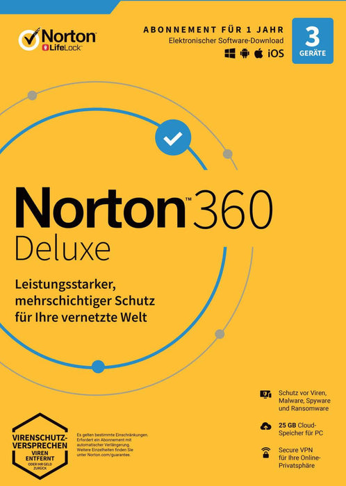 Norton Security Deluxe (3 eszköz / 1 év) (EU)