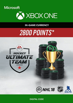 NHL 18: ULTIMATE TEAM NHL POINTS 2800 XBOX ONE